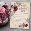 Spring & Summer Wedding Invitations with Envelopes - Burgundy Wedding