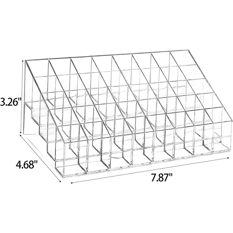 40 Grids Lipsticks Holder - Clear Acrylic Lipgloss Lipstick Organizer