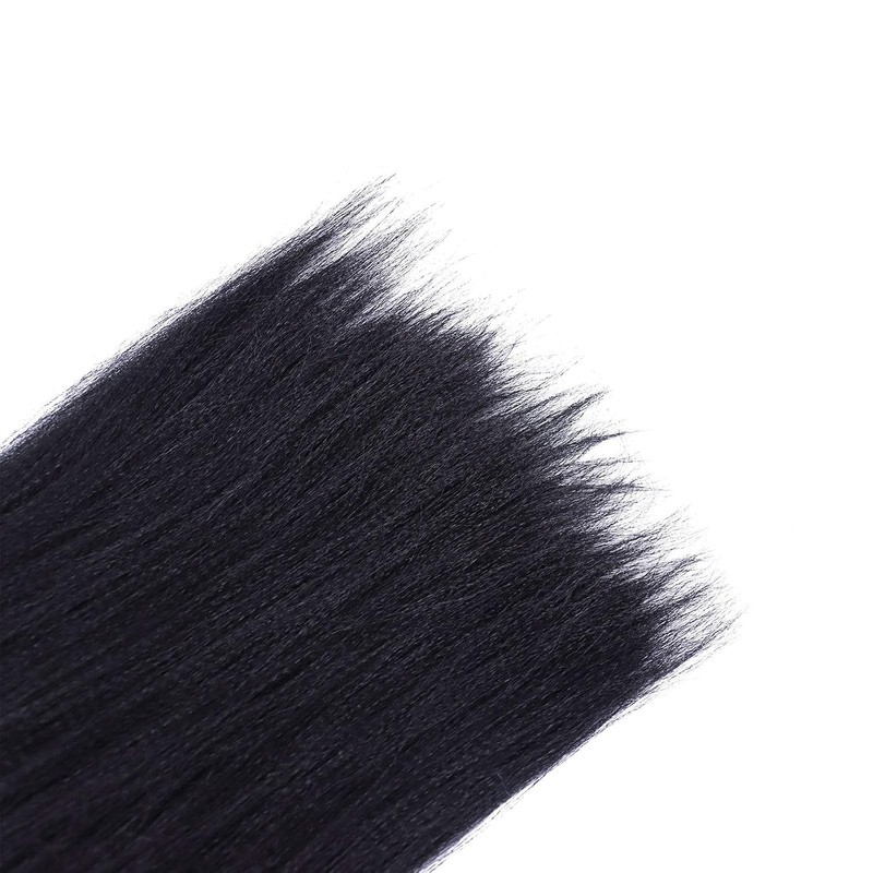 Pre Stretched Braiding Hair 16 Inch, 8 Packs Professional Braiding
