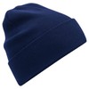 Beechfield B45N Organic Cotton Original Cuffed Beanie - Oxford Navy