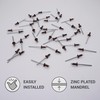 Pack of 50 Painted Blind Rivets 3.2 x 8 mm,