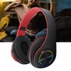 Bluetooth Headset with RGB Light Deep Bass Noise Reduction Comfortable