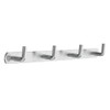Smedbo B1054 Quadruple Coat Rack, Brushed Stainless Steel