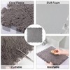 20pcs Plush Puzzle Foam Floor Mat, 11.8x11.8in Soft Interlocking Carpet
