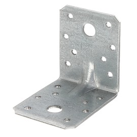 Alberts 341848 Heavy Duty Angle Connector | Sendzimir-Galvanised | 70 x 70 x 55 mm