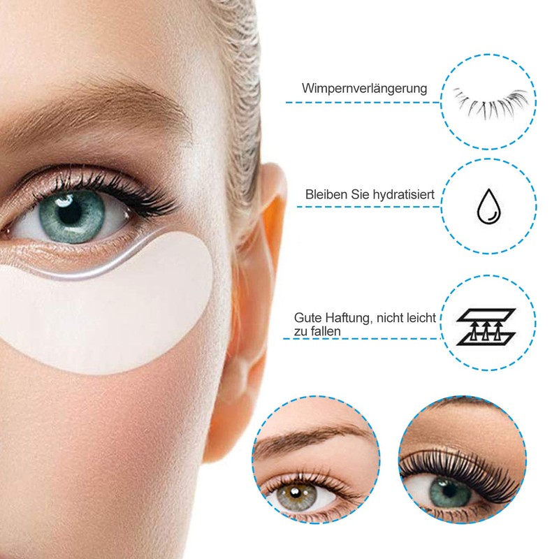 Eye Pads, 50 Pairs of Eyelash Extension Pads, for Eyelash