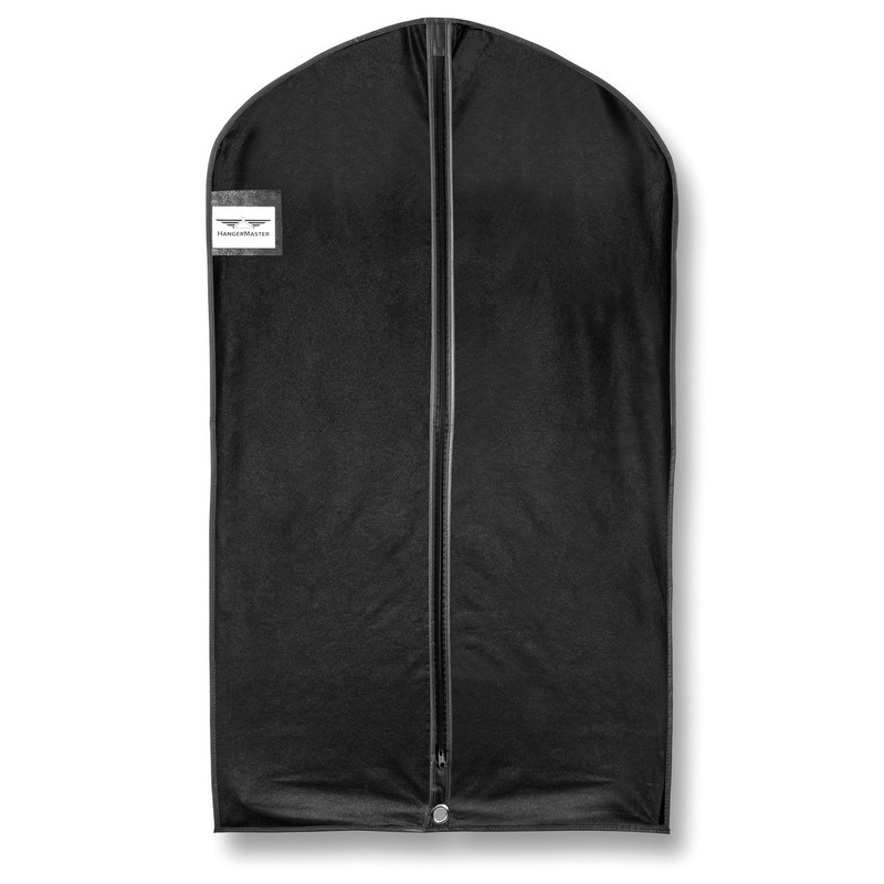 HangerMaster Suit Garment Covers 110cm (44") Black Breathable Protective Case