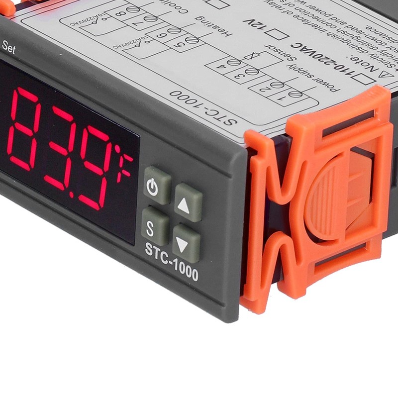 STC-1000 All-Purpose Digital Temperature Controller, Cooling and Heating Thermostat with