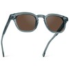 WMP Eyewear - Men's Retro Keyhole Polarized Square Sunglasses, Premium