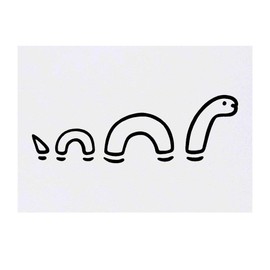 'Loch Ness Monster' Temporary Tattoo - Water Resistant, Skin-Safe, Non-Toxic Transfer (TO00031615)