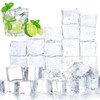 DomeStar 100PCS Clear Fake Ice Cubes, Acrylic Fake Ice Vase