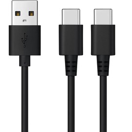 Heaflex Dog Training Collar Accessory, Shock Collar Replacement Remote Charger Cable, Type-C, 2-in-1 Charging Cable, for D9/D10 Series