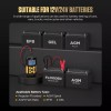 AUTOOL 12V/24V Automotive Battery Tester Battery Load Tester Charging Cranking