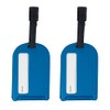 navig8 Luggage ID Tags Twin Pack - Blue