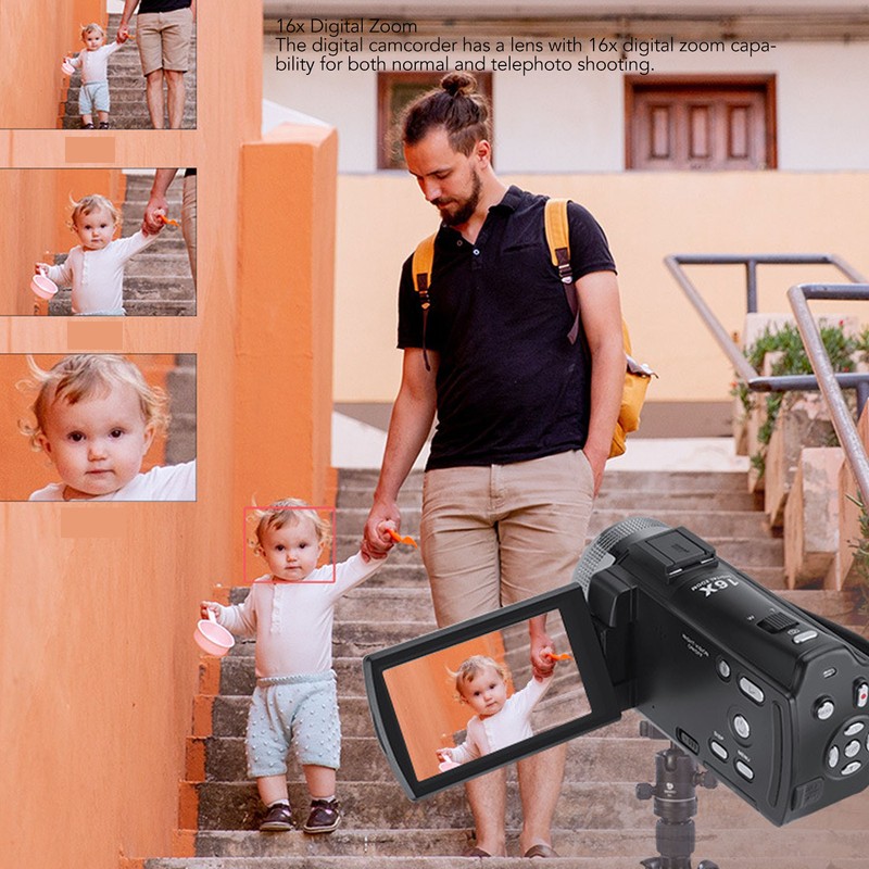 Video Camera Camcorder 30MP 1080P HD 3 Inch TFT LCD
