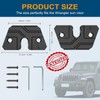 Sun Visor Repair Kit Compatible with Jeep WranglerJK 2018,JL 2018-2023,