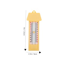 NOLITOY Portable Indoor Outdoor Thermometer with Functionality for Garden Greenhouse Accurate Temperature Gauge with Convenient Bracket and Hanging for Home