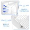 Mipcase Bathroom Ceiling Fan Grille Cover Replacement Vent for Square