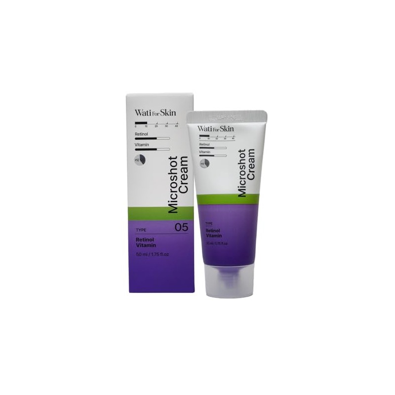 ZIOSTAND WATI FOR SKIN Retinol Vitamin Microshot Cream – Lightweight,