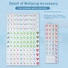 Simgoing American Mahjong Sets 160 Mahjong Tiles Melamine Engraved Mah