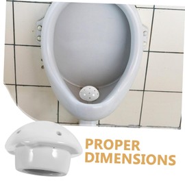 Operitacx Keramik Trichterabdeckung P Toilettenablauf Urinale Badezimmerabdeckungen Zubehör Für Männer Urinalblöcke Urinalzubehör Herren Urinalsieb Urinal Dekorabdeckung Keramik Weiß