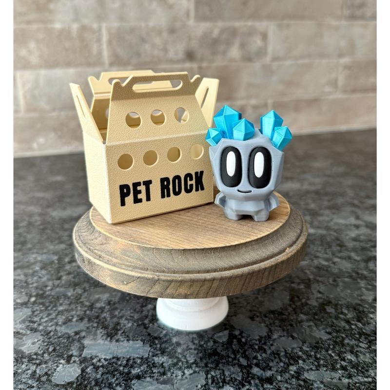 Pet Rock Blob with Box - Adopt me! mini pocket