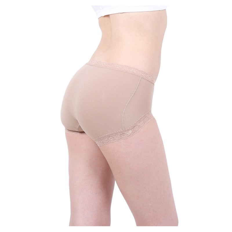 Toratani 209 Semi-Length Lace Shorts, Thin, brown (mocha)