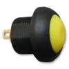 Schalter, Druckknopf, SPST, IP67, gelb, Industrie-Druckknopfschalter, 1 Stück | MCPAS6B2M1CE5