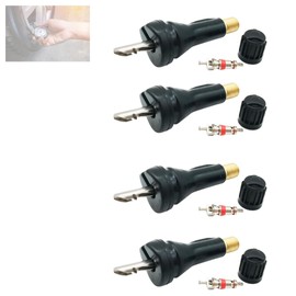 (Pack 4) Tyre Pressure Sensor Valve for Renault and Nissan, No Sensor Change Required, Fits Original Sensor, Maximum Savings from Sensor.