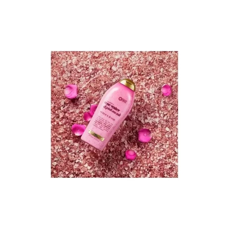 OGX Body Wash Exfoliante De Sal Rosa Y Agua De