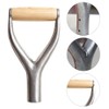 CALIDAKA Shovel D Grip Handle 3.1cm/1.22inch Inside Diameter Metal Replacement