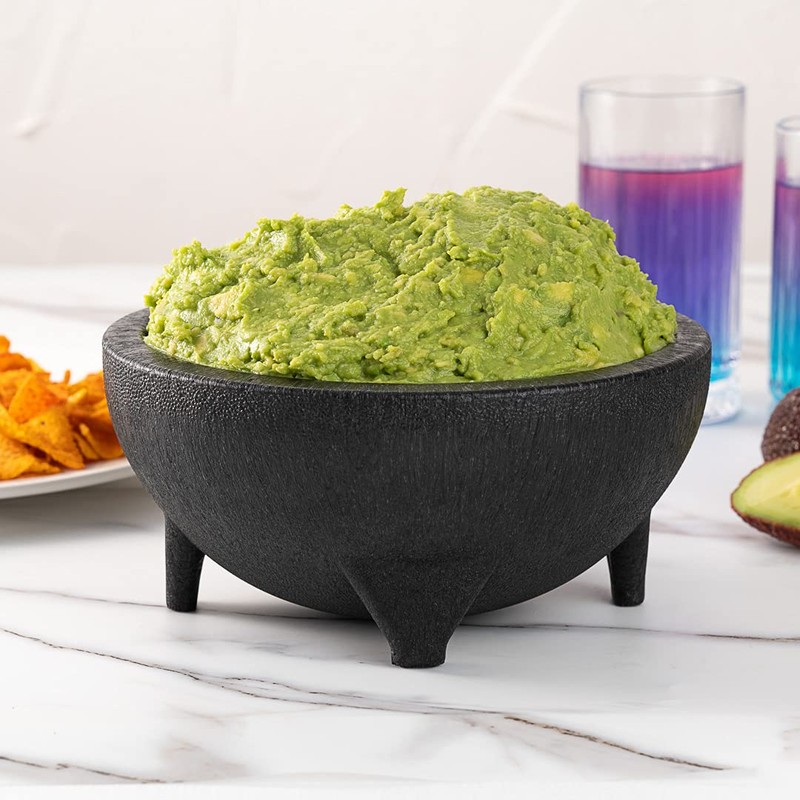 Restaurantware-56 Ounce Salsa Bowl, 1 3-Legged Design Molcajete Bowl -