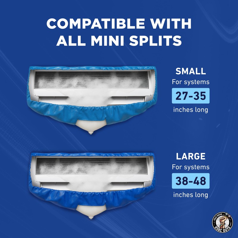 Mini Split Cleaning Bag | 360 Waterproof Design | Fits