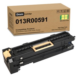 5325 5330 5335 Drum Unit Replacement for Xerox 013R00591 Drum Cartridge for Workcentre 5325 5330 5335 Printer(1 Black)