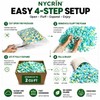 10lbs Shredded Memory Foam Filler for Pillows, Bean Bags &