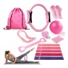 11pcs Pilates Circle Y Pilates Ball Set Bands