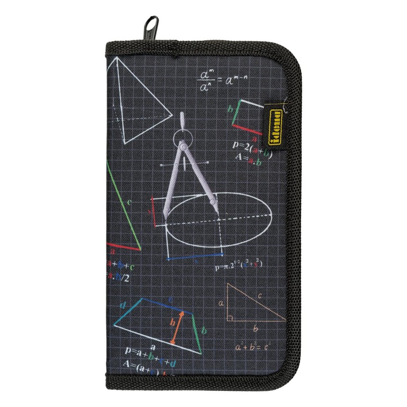 Idena 20066 Compass in Case, 11 Pieces, with Protractor, Ruler,