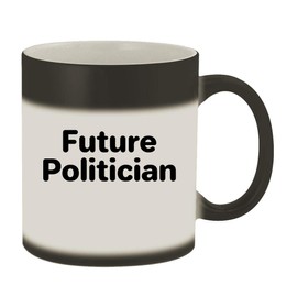 Future Politician - 11oz Magic Color Changing Mug, Matte Black