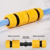 EXTSUD Garden Hose Connector Kit, Hose Coupling Set 2-in-1 Garden