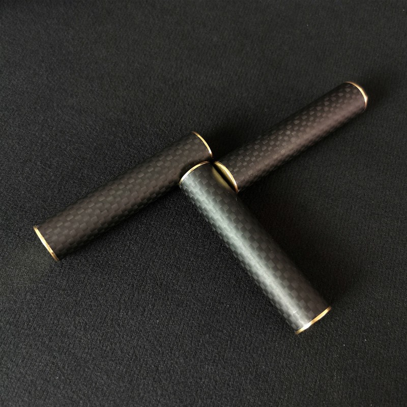 Stress Relief Magnetic Pen Adult Portable Office Brass Carbon Fiber