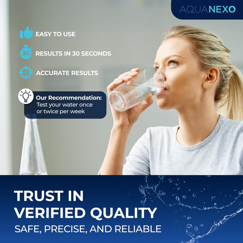 AQUANEXO 21 Parameter, 125 + 20 Trinkwasser Teststreifen + 2x