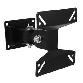 VELORE - Soporte para monitor de televisión, montaje en la pared, soporte ajustable para computadora para esquinas giratorias de visualización plana  