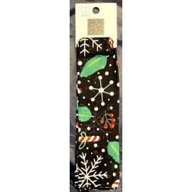 Time And Tru Christmas Holiday 22” X 22” Bandana NWT Candy Canes Snowflakes