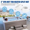 2" Spa Hot Tub Heater Split Nut Unions with Screw