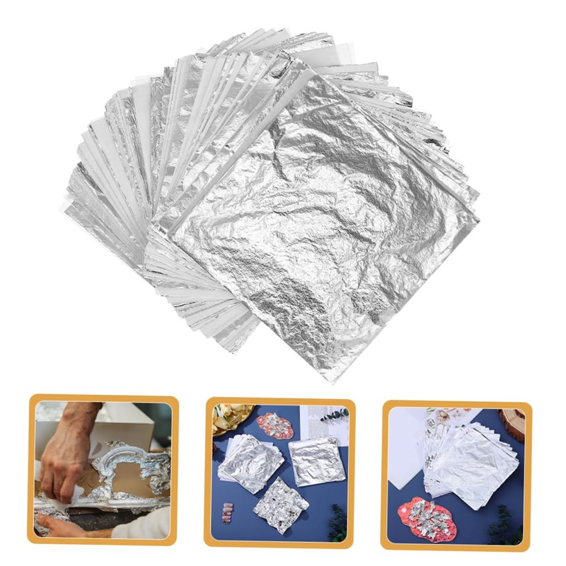 COHEALI DIY Furnishings Supplies 150pcs Craft Foil Sheets Foil Art