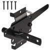 JIAHOO Post Mount Gate Latch for Wooden Fence - Heavy