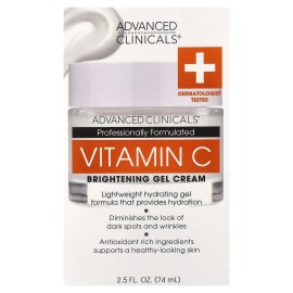 Vitamin C, Brightening Gel Cream, 2.5 fl oz (74 ml)