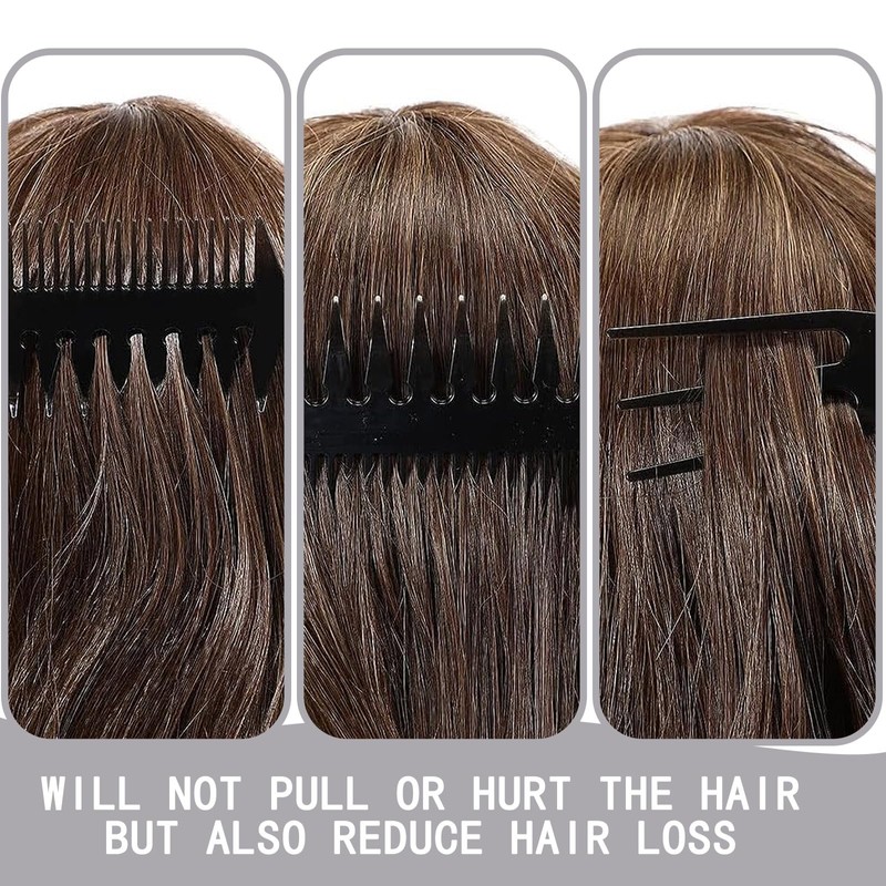 JCUGSBS Barber Comb for Men, Fade, Curved Positioning, Professional Hair