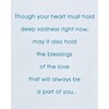 American Greetings Religious Sympathy Card (Faith, Hope, and Love)