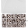 360pcs Screw Nut Set Stainless Steel Flat Washer Spring Washer